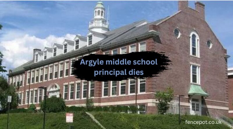 argyle middle school principal dies