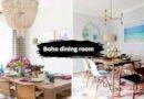 boho dining room