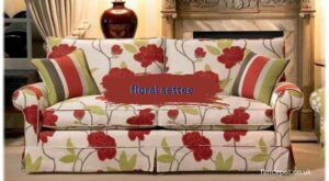 floral settee