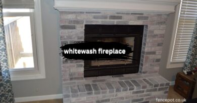 whitewash fireplace