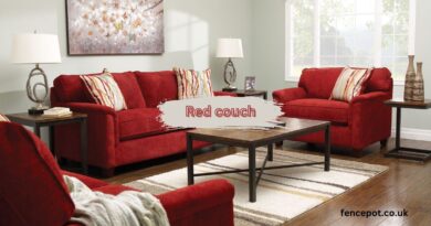 red couch