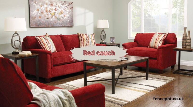 red couch