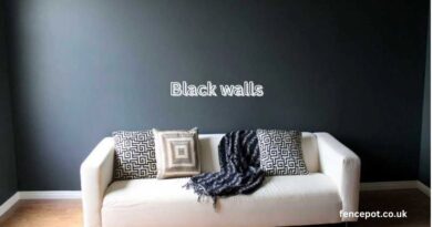 black walls