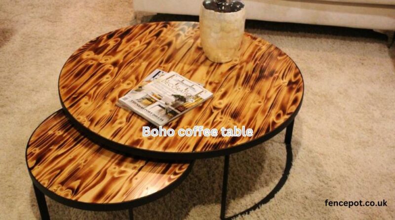 boho coffee table