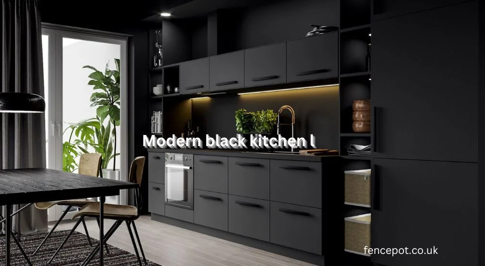 Modern black kitchen l The Ultimate Guide to Sleek and Sophisticated Design