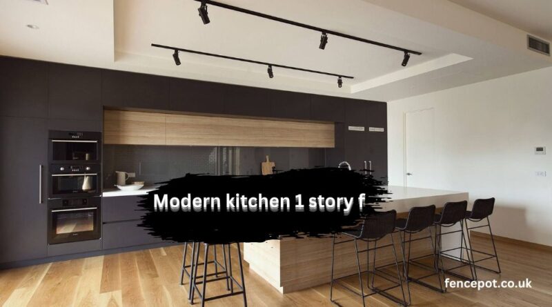 Modern kitchen 1 story f