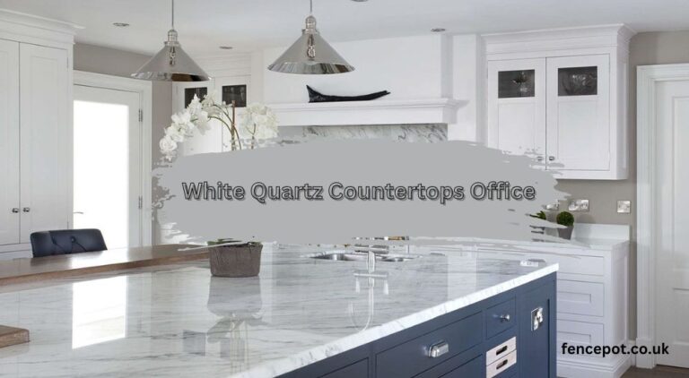 White Quartz Countertops Office Spaces