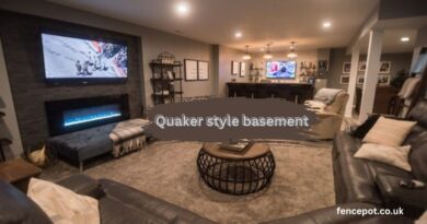 quaker style basement